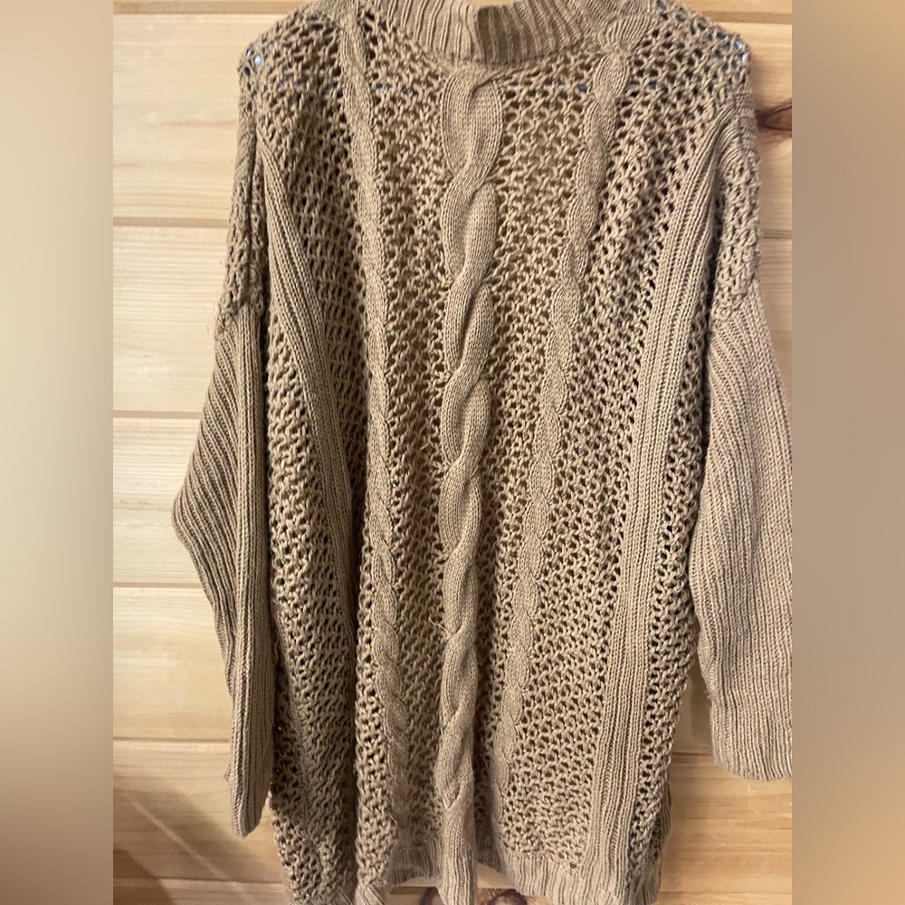 Charlotte Russe Brown Womens Knit Brown Cardigan